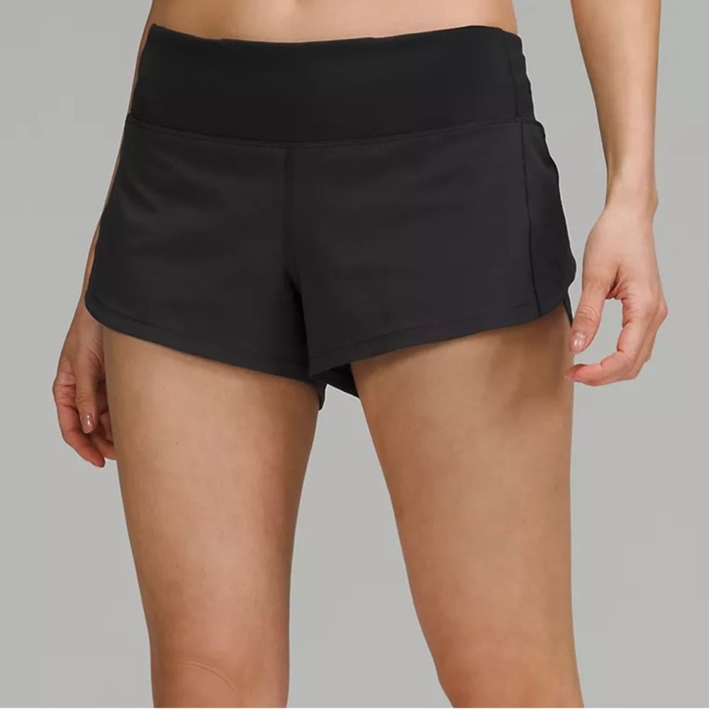 lululemon speed up low-rise shorts